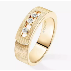 MESSIKA 18kt Yellow Gold Move Noa Ciselé Ring