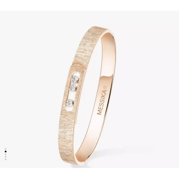 MESSIKA 18kt Rose Gold Move Noa Ciselé Bangle
