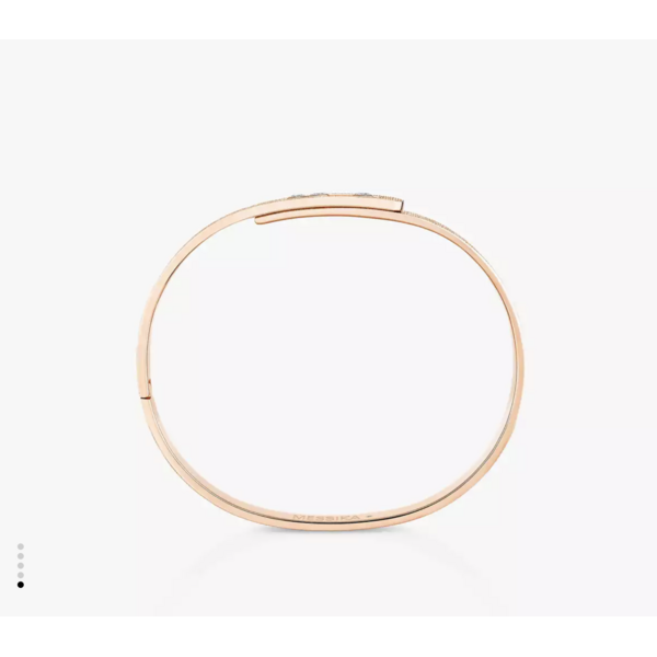 MESSIKA 18kt Rose Gold Move Noa Ciselé Bangle