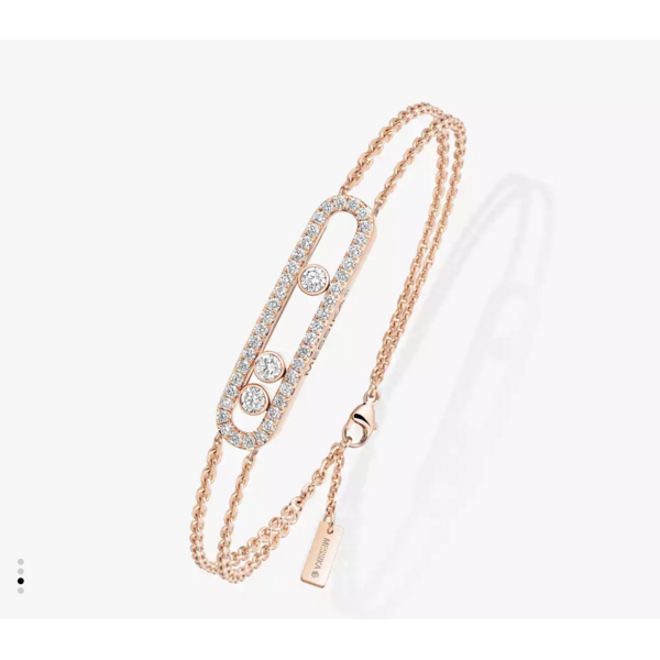 MESSIKA 18kt Rose Gold Move Classique Pavé Bracelet