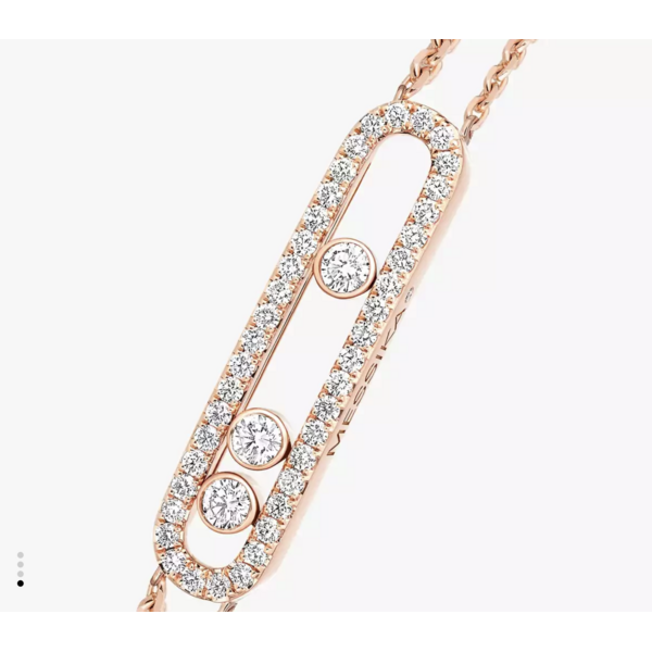 MESSIKA 18kt Rose Gold Move Classique Pavé Bracelet