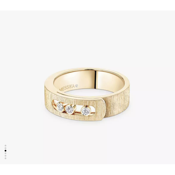 MESSIKA 18kt Yellow Gold Move Noa Ciselé Ring