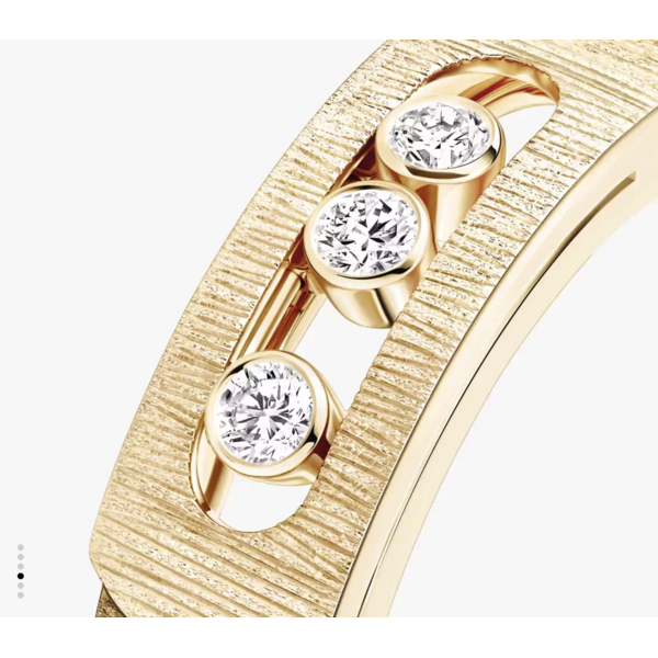 MESSIKA 18kt Yellow Gold Move Noa Ciselé Ring