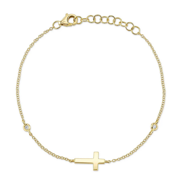 SHY CREATION INC SC55026526 - 14ky .03 Dia Bezel Cross Blet