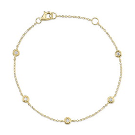 SHY CREATION INC SC22003858 -14ky .13ct Dia By The Yard Bracelet