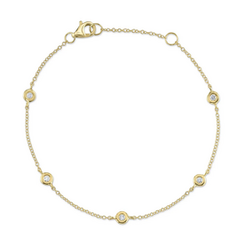 SHY CREATION INC SC22003858 -14ky .13ct Dia By The Yard Bracelet