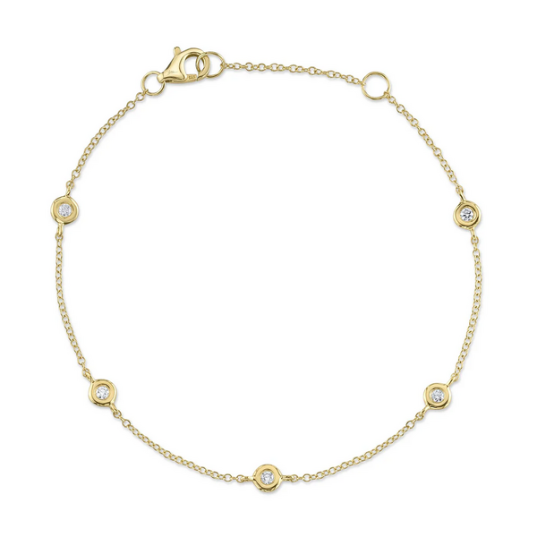 SHY CREATION INC SC22003858 -14ky .13ct Dia By The Yard Bracelet
