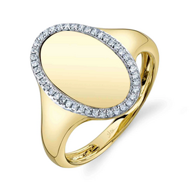 SHY CREATION INC SC55026685RD - 14ky .11 Dia Oval Ring
