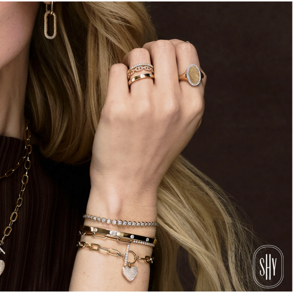 SHY CREATION INC SC55026685RD - 14ky .11 Dia Oval Ring