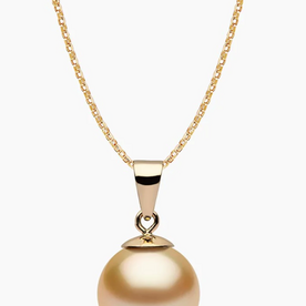 YOKO 18kt Gold Golden South Sea Pearl Pendant