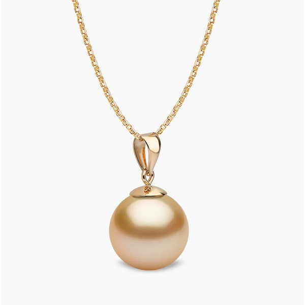 YOKO 18kt Gold Golden South Sea Pearl Pendant