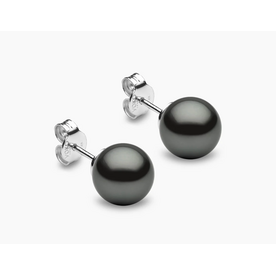YOKO 18kt Gold Tahitian Pearl Stud Earrings