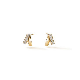 HEARTS ON FIRE LLC 18kt Yellow Gold .98ct INSIDE/OUT Diamond Flip Earrings HEARTS ON FIRE LLC 18kt Yellow Gold .98ct INSIDE/OUT Diamond Flip Earrings