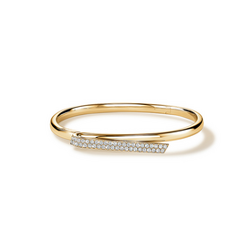HEARTS ON FIRE LLC 18kt Yellow Gold .83 Diamond INSIDE/OUT Diamond Flip Bangle HEARTS ON FIRE LLC 18kt Yellow Gold .83 Diamond INSIDE/OUT Diamond Flip Bangle