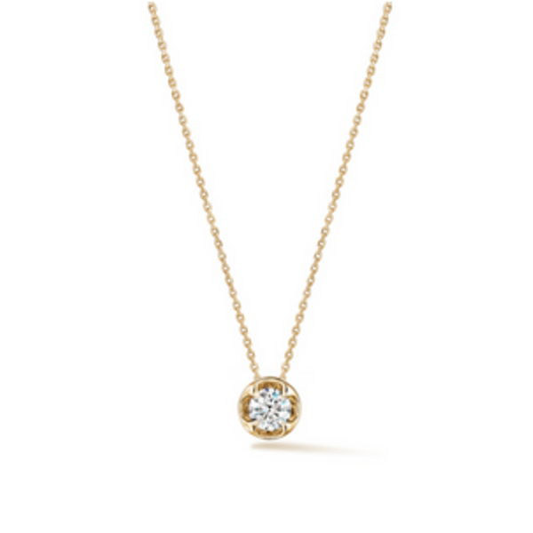 HEARTS ON FIRE LLC Whimsical Circle Single .24ct Diamond Pendant Necklace
