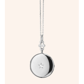 MONICA RICH KOSANN SS Sapphire Locket Necklace