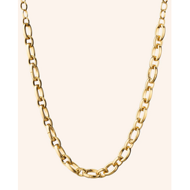 MONICA RICH KOSANN "Audrey" 18K Gold Chain Link Necklace