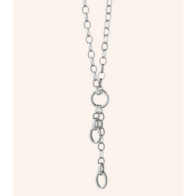 MONICA RICH KOSANN SSilver Large Belcher Charm enhancer