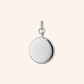 MONICA RICH KOSANN Slim Quinn Sterling Silver Locket Charm