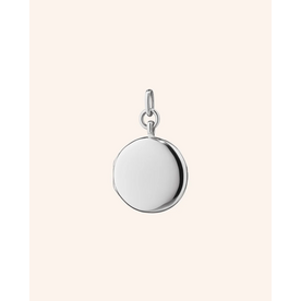 MONICA RICH KOSANN Slim Quinn Sterling Silver Locket Charm