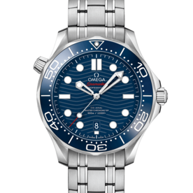 OMEGA 21030422003001 -  Diver 300M Seamaster Steel Chrono Blue