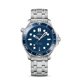OMEGA 21030422003001 -  Diver 300M Seamaster Steel Chrono Blue