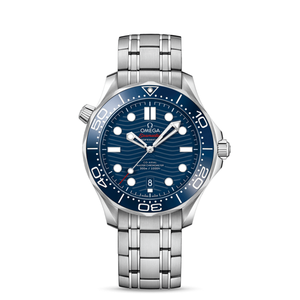 OMEGA 21030422003001 -  Diver 300M Seamaster Steel Chrono Blue
