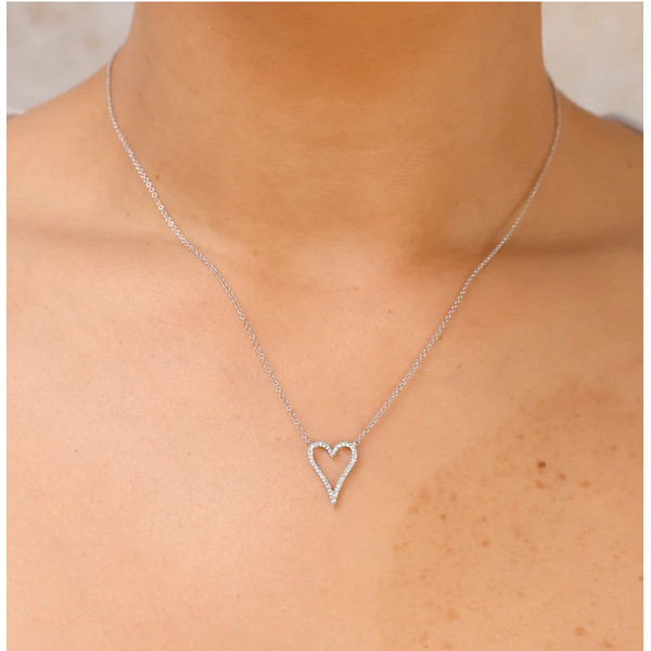 SHY CREATION INC SC55012349 - 14kw .11 Dia Open Heart Neck