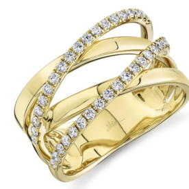 SHY CREATION INC SC55019237 - 14ky .41 Dia Bridge Ring