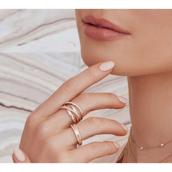 SHY CREATION INC SC55019237 - 14ky .41 Dia Bridge Ring