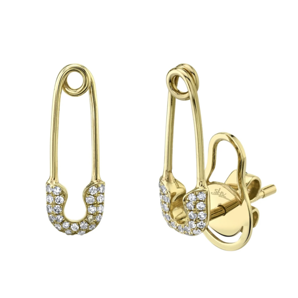 SHY CREATION INC SC55020903 - 14ky .10 Dia Safety Pin Studs