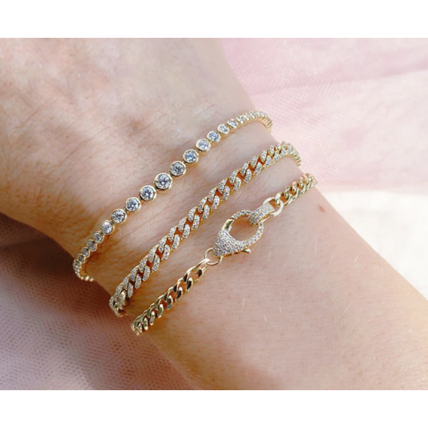 SHY CREATION INC SC55022866 - 14ky .84 Dia Link Bracelet