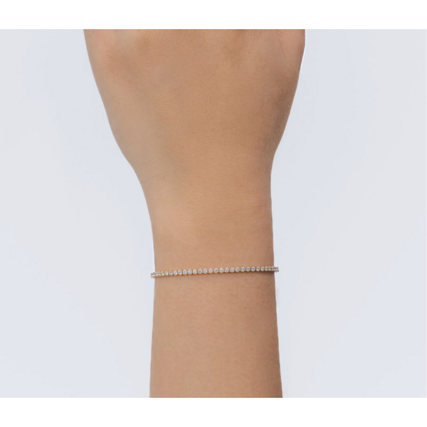 SHY CREATION INC 14K White Gold 1.91C Diamond Tennis Bracelet