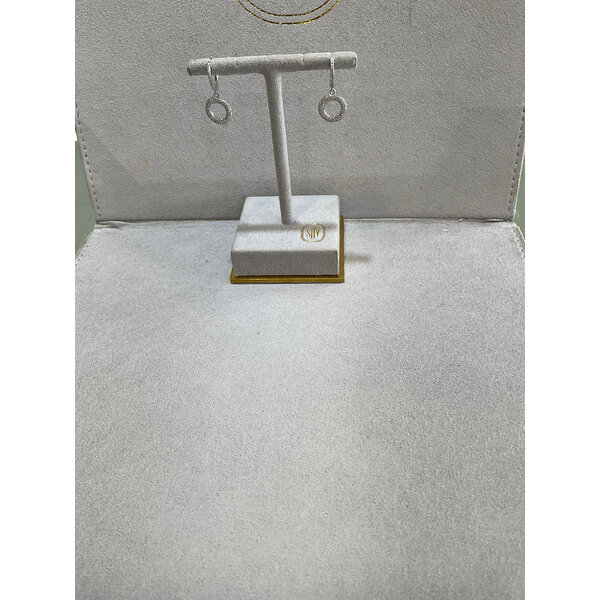 SHY CREATION INC SC55024577DI.45 - 14kw  .45C Dia Pave Earrings