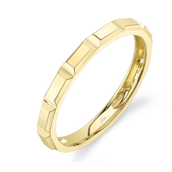 SHY CREATION INC SC55026873V2GO - 14ky Geo Cut Band