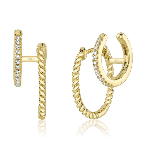 SHY CREATION INC SC55026267 - 14ky .07 Dia Double Huggies