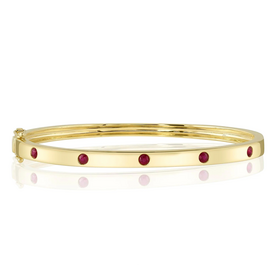 SHY CREATION INC SC55026273ZS - 14ky .38 Ruby Bangle