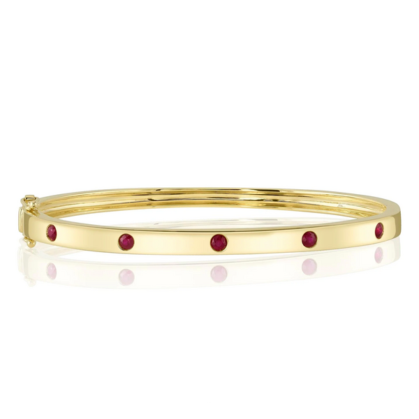 SHY CREATION INC SC55026273ZS - 14ky .38 Ruby Bangle