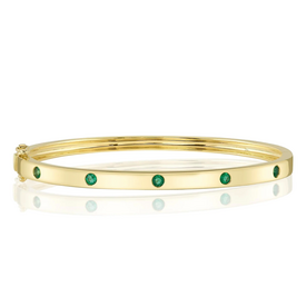 SHY CREATION INC SC55026276ZS - 14ky .38 Em Bangle