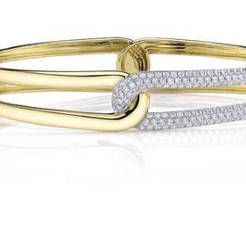 SHY CREATION INC SC55027917RDZS - 14ky 1.45 Dia Pave Bangle
