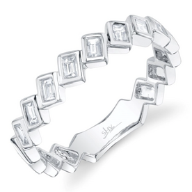 SHY CREATION INC SC55028486 - 14kw Di .26ct  Baguette Band