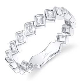 SHY CREATION INC SC55028486 - 14kw Di .26ct  Baguette Band