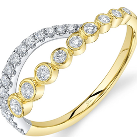 SHY CREATION INC SC55028984 - 14kwy .41 Dia Bezel Ring