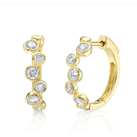 SHY CREATION INC 14ky .84 Dia Bezel Hoops