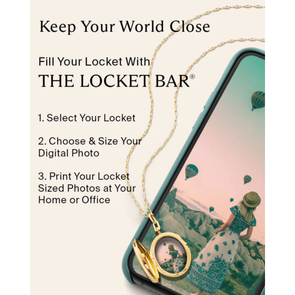 MONICA RICH KOSANN 43176 - 18ky  Slim Heart Locket