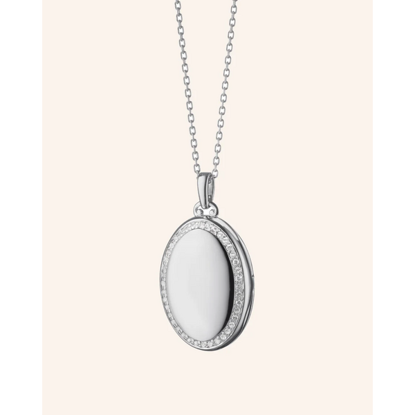 MONICA RICH KOSANN  The Four Image Midi Sapphire Locket