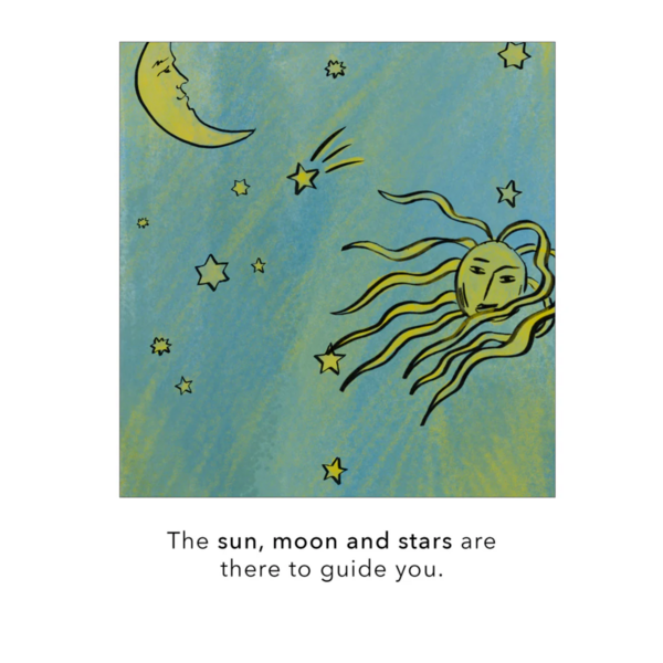 MONICA RICH KOSANN 18kt Yellow Gold Sun, Moon and Stars Medallion with Diamonds