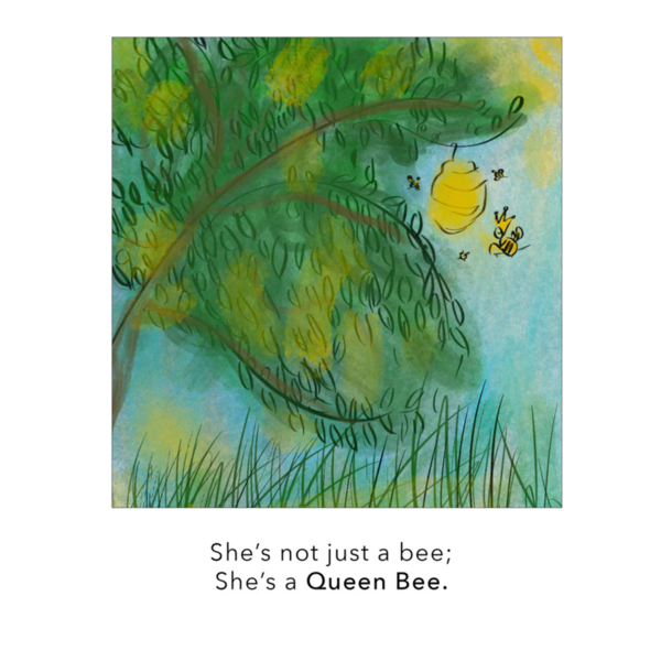 MONICA RICH KOSANN CH-Bee-SS - SS Queen Bee Necklace with White Sapphires