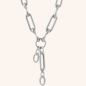 MONICA RICH KOSANN Sterling Silver Infinity Classic Link "Design Your Own" Necklace