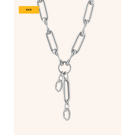 MONICA RICH KOSANN Sterling Silver Infinity Classic Link "Design Your Own" Necklace